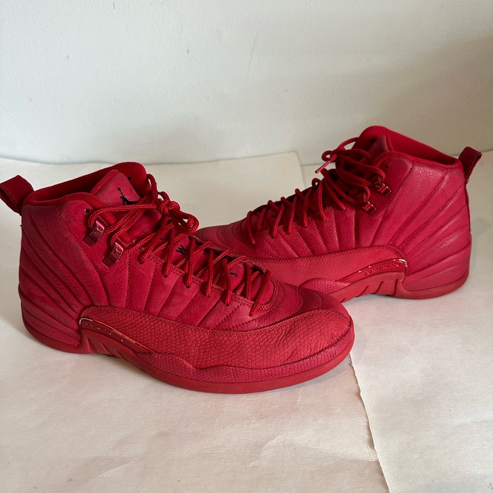 Nike Air Jordan 12 Retro Gym Red Suede Size 10.5 130690-601 Basketball Shoes